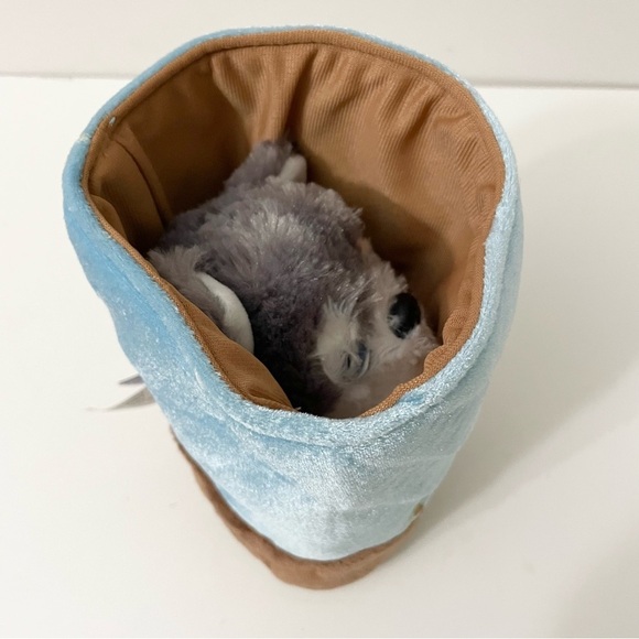 Aurora Wolf Husky Dog Pop Up Hand Puppet Plush Toy - Picture 7 of 12